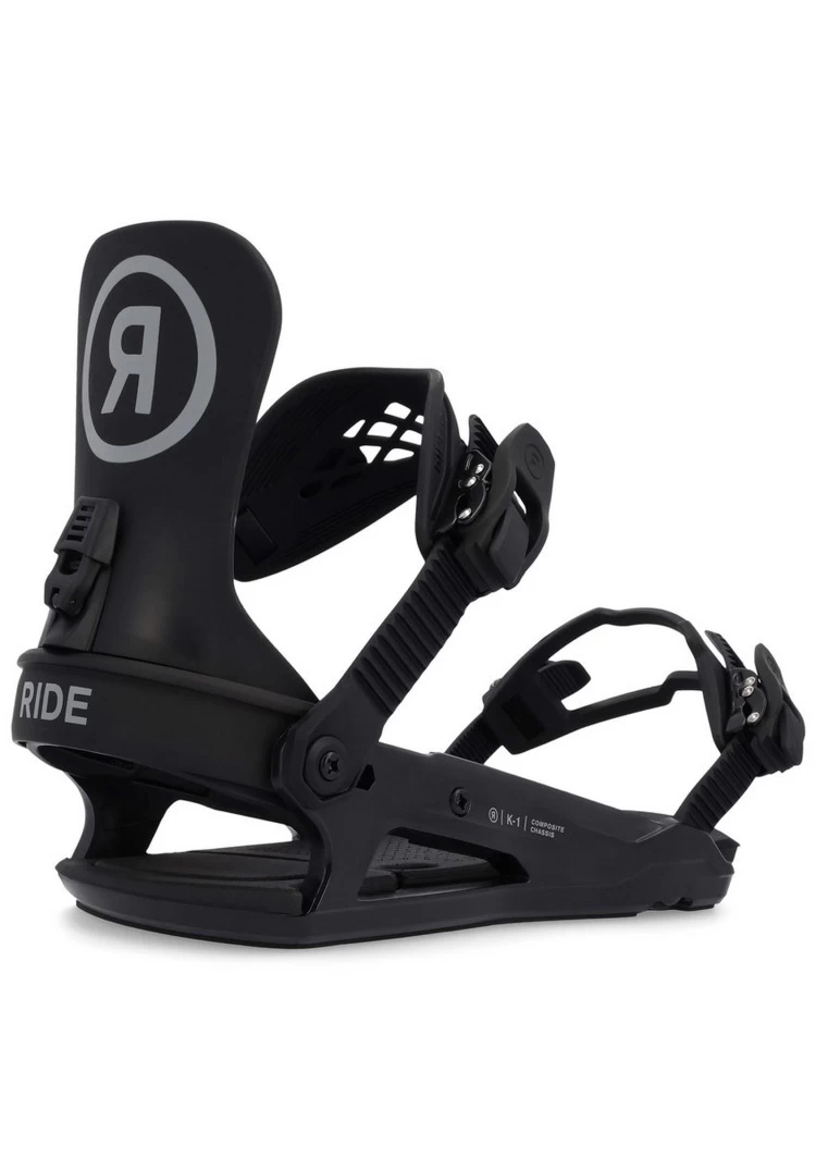 2023 Ride K-1 Black Snowboard Bindings 1 2023 Ride K-1 Black Snowboard Bindings