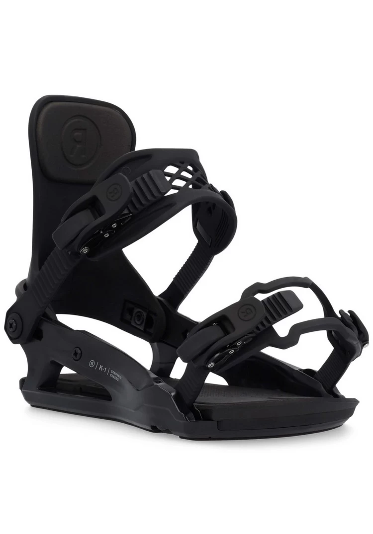 2023 Ride K-1 Black Snowboard Bindings 3 2023 Ride K-1 Black Snowboard Bindings - Imagen 3