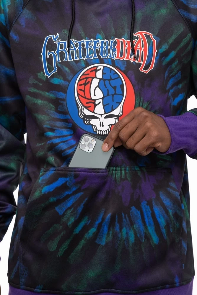 686 X Grateful Dead Mens Bonded Fleece Pullover Hoody 3 686 X Grateful Dead Mens Bonded Fleece Pullover Hoody - Imagen 3